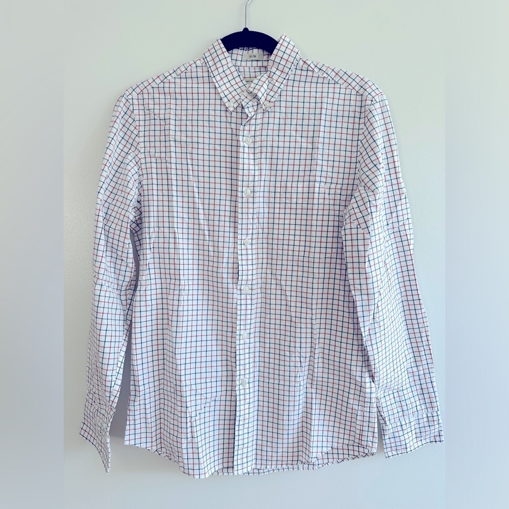 J. Crew Secret Wash cotton poplin shirt